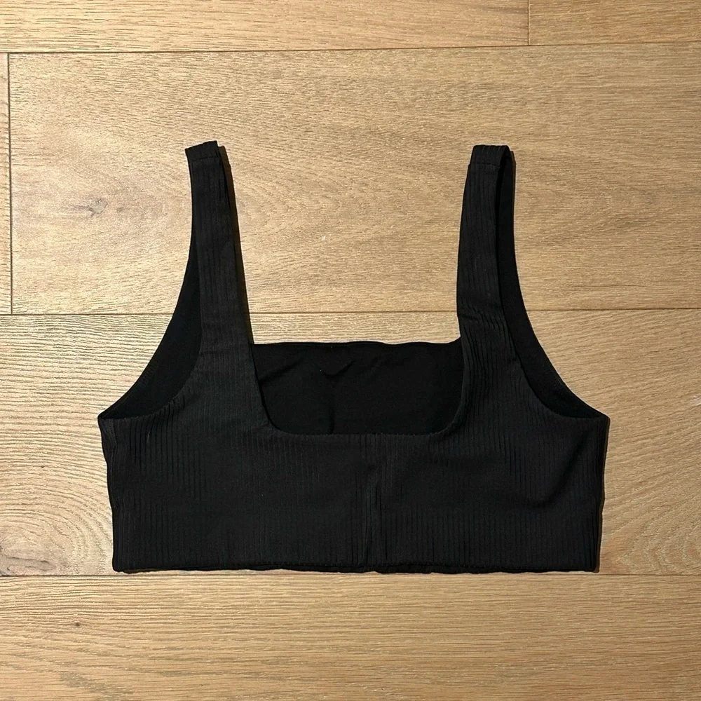 Girlfriend Collective Ribbed Compressive Sports Bra - Picture 2 of 3